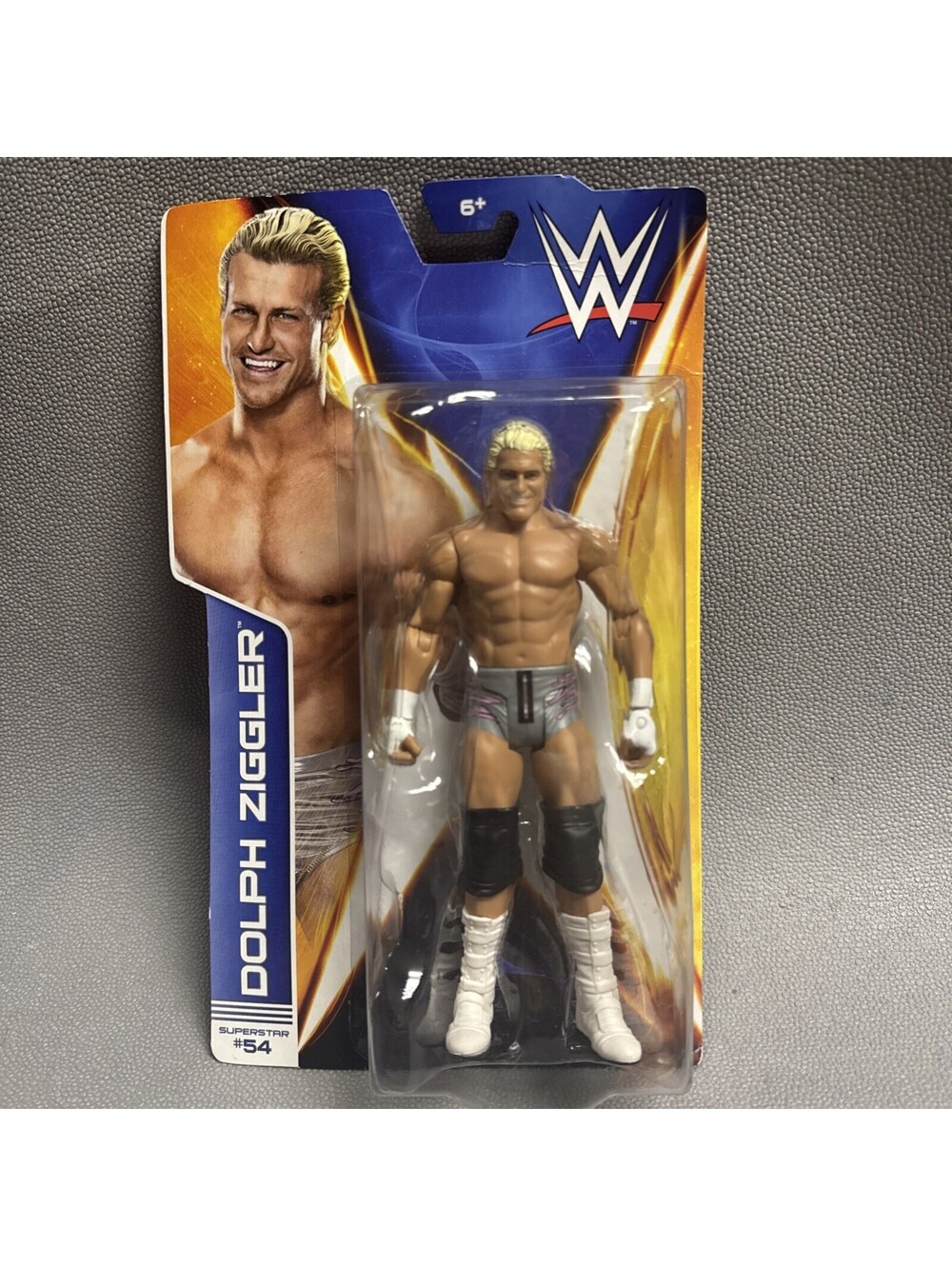 WWE Dolph Ziggler Superstar #54 Wresting Action Figure 2014 Not Mint